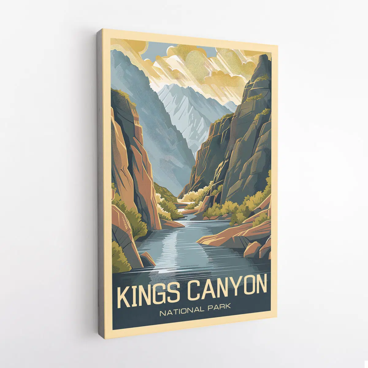 Kings Canyon National Park Canyon Vistas Canvas UnitedWorldMemories