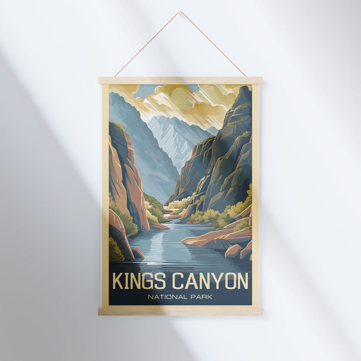 Kings Canyon National Park Canyon Vistas Hanger Poster UnitedWorldMemories