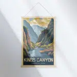 Kings Canyon National Park Canyon Vistas Hanger Poster UnitedWorldMemories