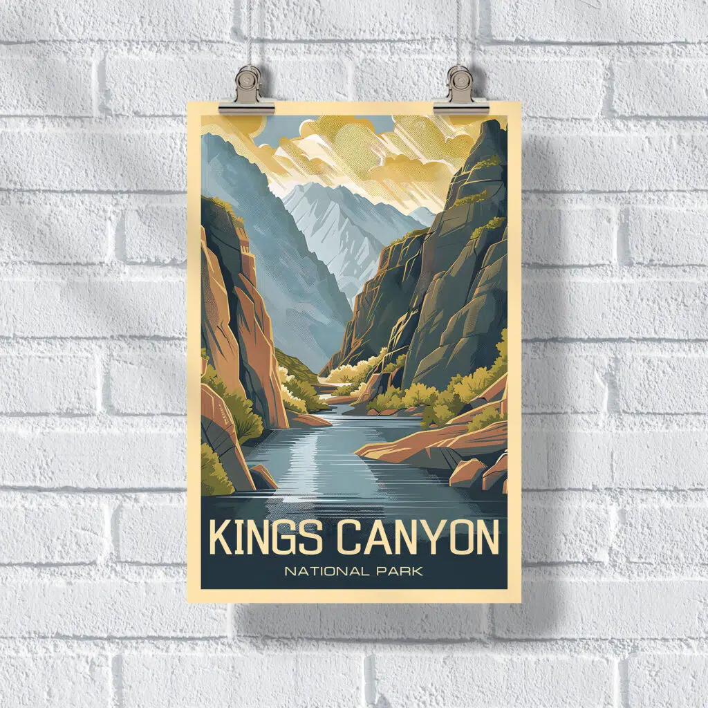 Kings Canyon National Park Canyon Vistas Poster UnitedWorldMemories