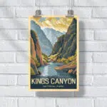 Kings Canyon National Park Canyon Vistas Poster UnitedWorldMemories