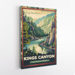 Kings Canyon National Park River Serenity Canvas UnitedWorldMemories