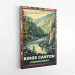 Kings Canyon National Park River Serenity Canvas UnitedWorldMemories