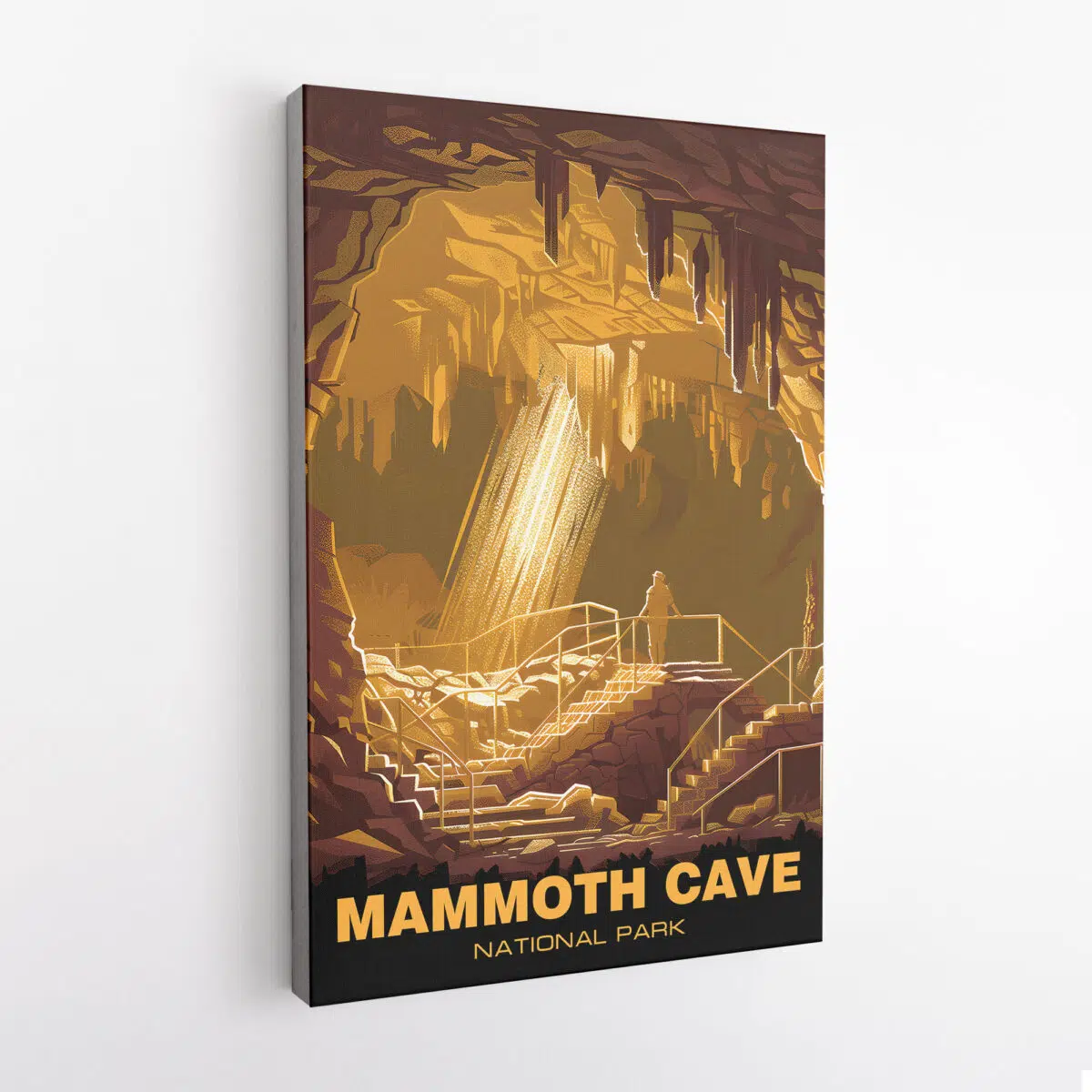 Mammoth Cave National Park Cavernous Majesty Canvas UnitedWorldMemories