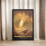 Mammoth Cave National Park Cavernous Majesty Framed Poster UnitedWorldMemories