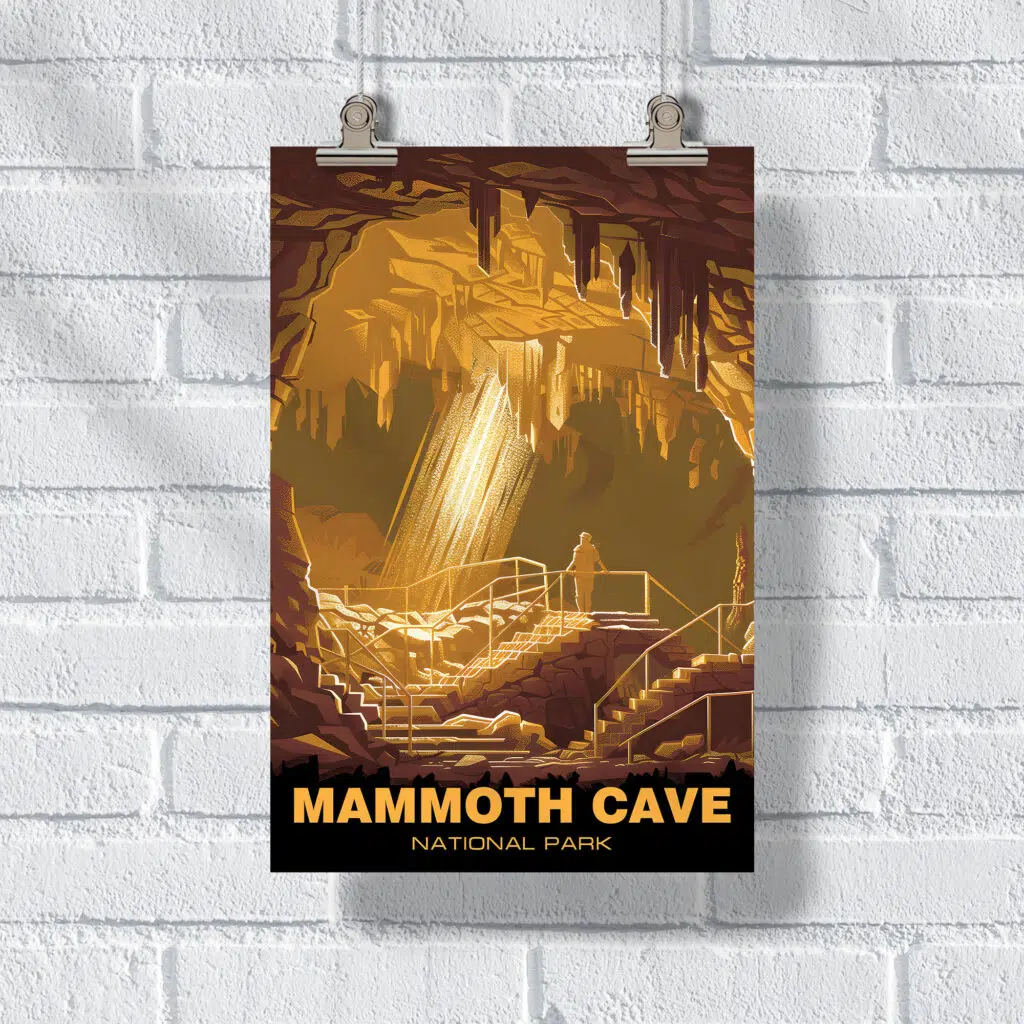 Mammoth Cave National Park Cavernous Majesty Poster UnitedWorldMemories