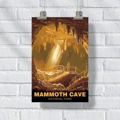 Mammoth Cave National Park Cavernous Majesty Poster UnitedWorldMemories