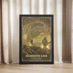 Mammoth Cave National Park Historic Exploration Framed Poster UnitedWorldMemories