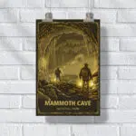 Mammoth Cave National Park Historic Exploration Poster UnitedWorldMemories