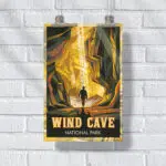 Wind Cave National Park Adventure Awaits Poster UnitedWorldMemories