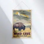 Wind Cave National Park Prairie Majesty Hanger Poster UnitedWorldMemories