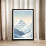 Banff Sunshine Village Alpine Bliss Framed Poster UnitedWorldMemories