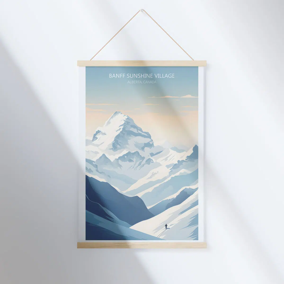 Banff Sunshine Village Alpine Bliss Hanger Poster UnitedWorldMemories