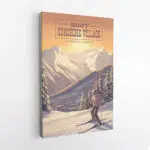 Banff Sunshine Village Vintage Slopes Canvas UnitedWorldMemories