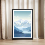 Heavenly Mountain Resort Alpine Majesty Framed Poster UnitedWorldMemories