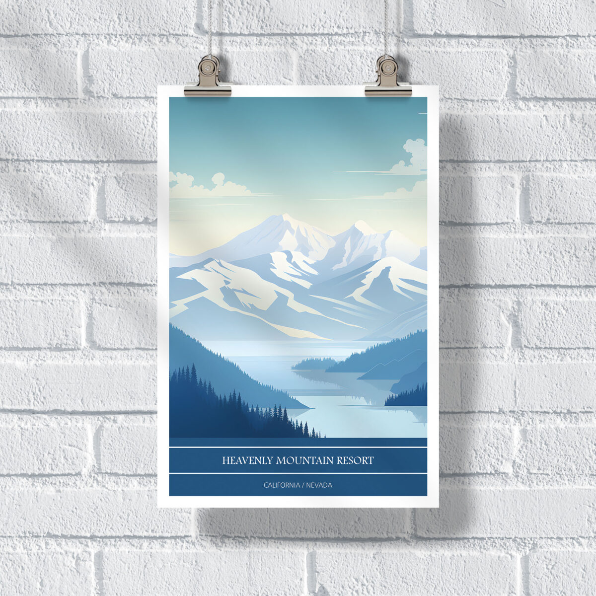 Heavenly Mountain Resort Alpine Majesty Poster UnitedWorldMemories