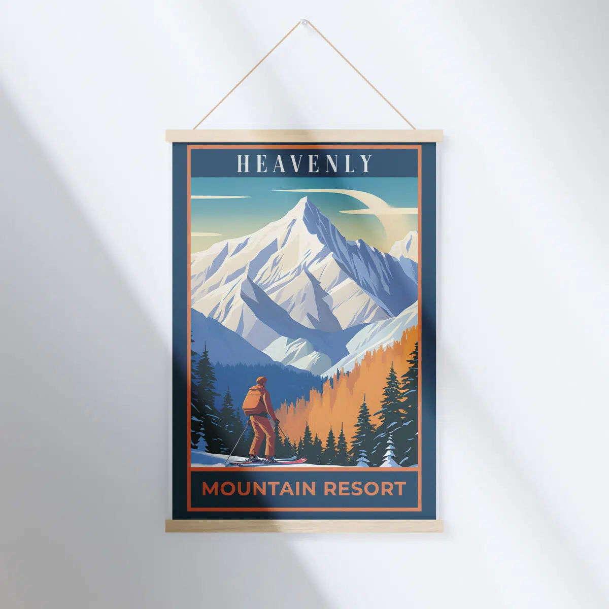 Heavenly Mountain Resort Heavenly Heights Hanger Poster UnitedWorldMemories