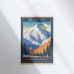 Heavenly Mountain Resort Heavenly Heights Hanger Poster UnitedWorldMemories