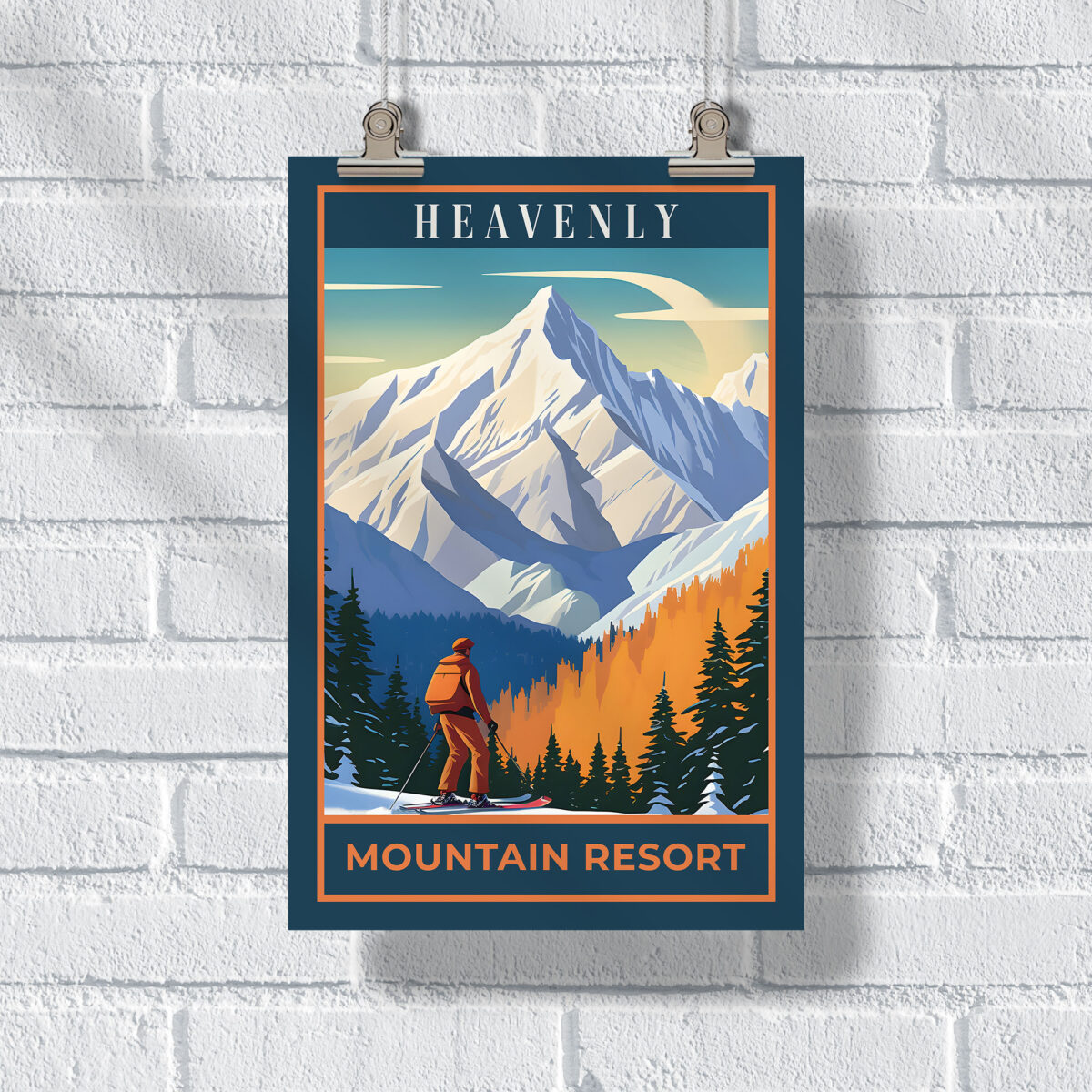 Heavenly Mountain Resort Heavenly Heights Poster UnitedWorldMemories