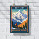 Heavenly Mountain Resort Heavenly Heights Poster UnitedWorldMemories