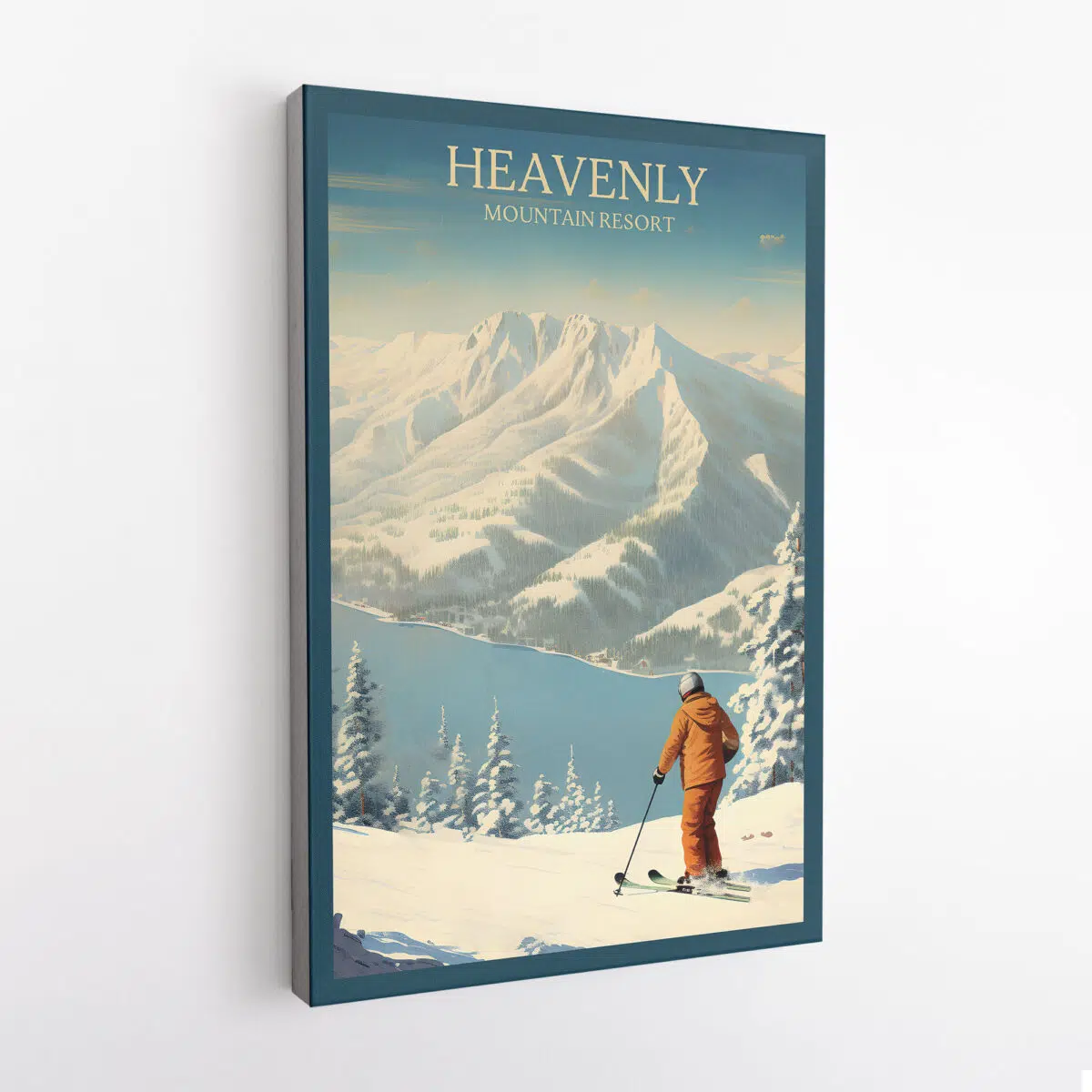Heavenly Mountain Resort Vintage Canvas UnitedWorldMemories
