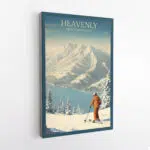 Heavenly Mountain Resort Vintage Canvas UnitedWorldMemories