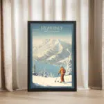 Heavenly Mountain Resort Vintage Framed Poster UnitedWorldMemories