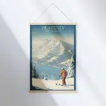 Heavenly Mountain Resort Vintage Hanger Poster UnitedWorldMemories