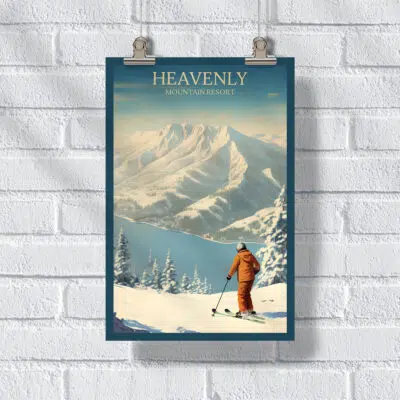Heavenly Mountain Resort Vintage Poster UnitedWorldMemories