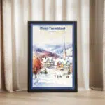 Mont Tremblant Winter Wonderland Framed Poster UnitedWorldMemories