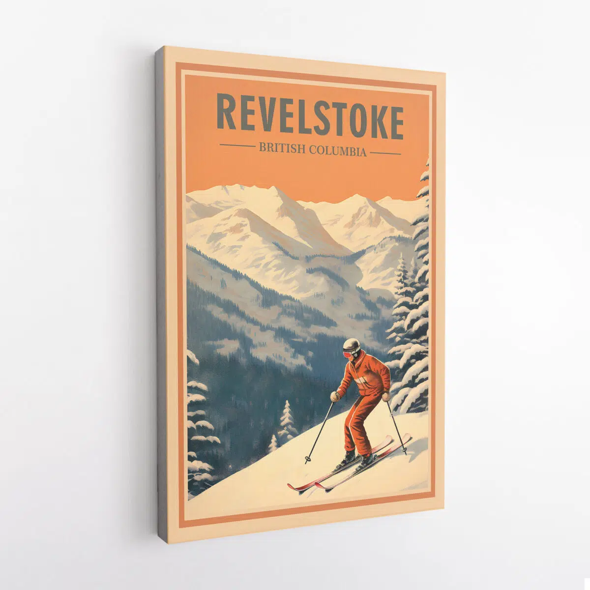 Revelstoke Backcountry Adventure Canvas UnitedWorldMemories