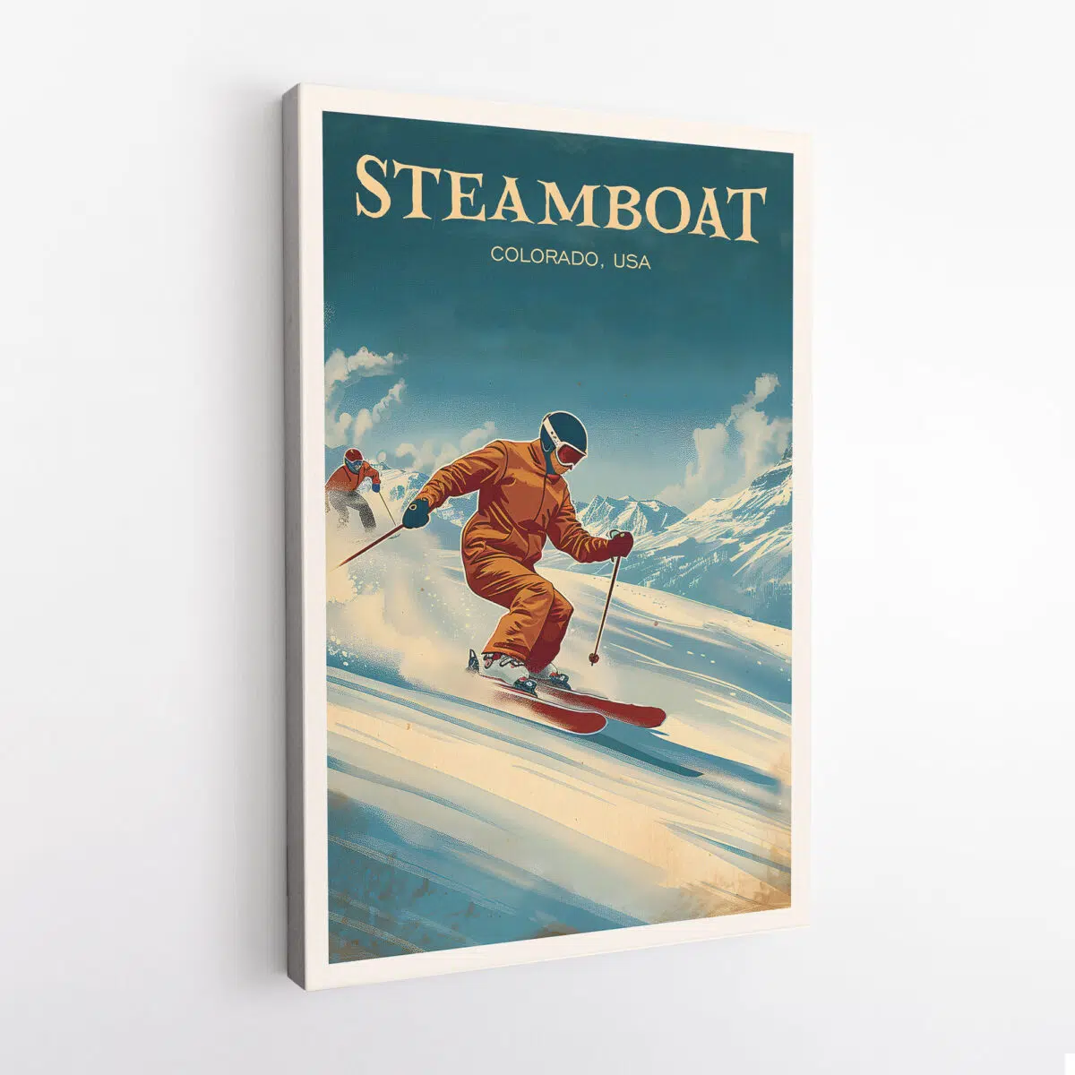Steamboat Ski Resort Vintage Charm Canvas UnitedWorldMemories