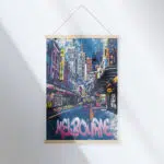 Melbourne Cultural Mosaic Hanger Poster UnitedWorldMemories